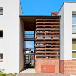 2013 - Joigny - Av. Charles de Gaulle - Yonne (89). Constuction de 40 logements sociaux.