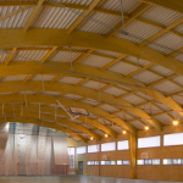 2003 - Avallon - Gymnase - Yonne (89). Constuction d’un gymnase pour le collège Parc des Chaumes